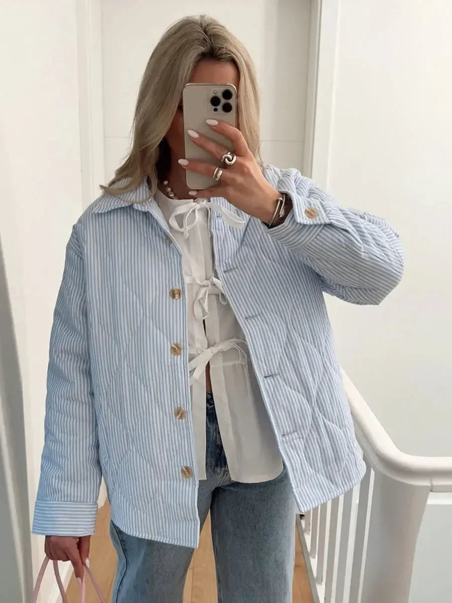 Veste Chic Matelassée Élégance