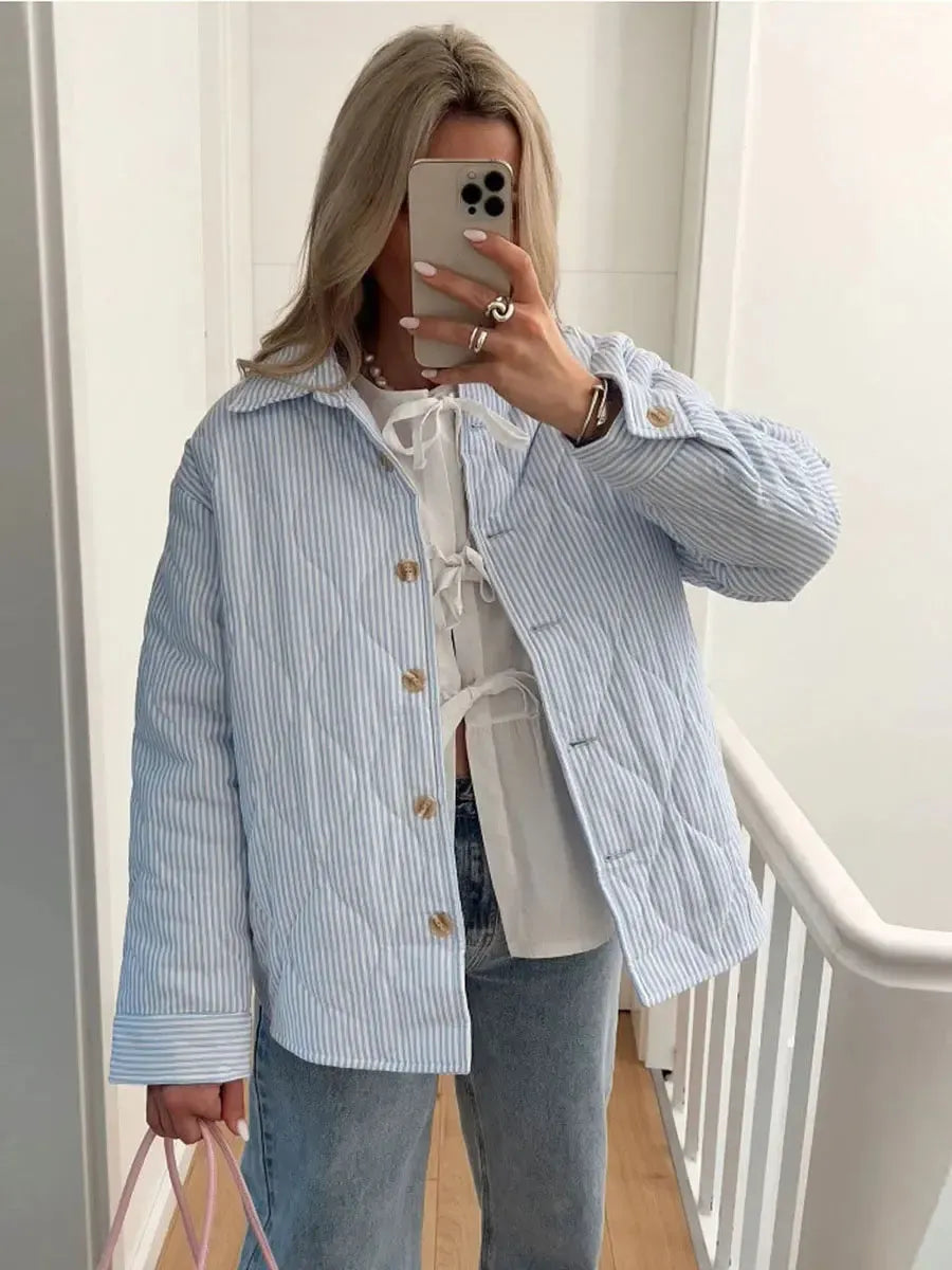 Veste Chic Matelassée Élégance