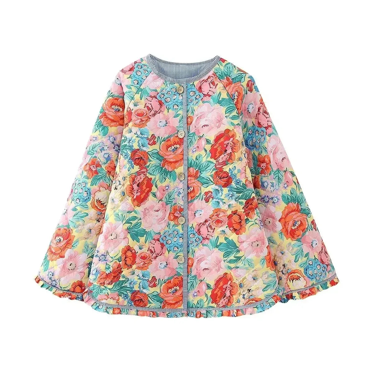 Veste Matelassée Fleurie Daysie - Élégance et Confort