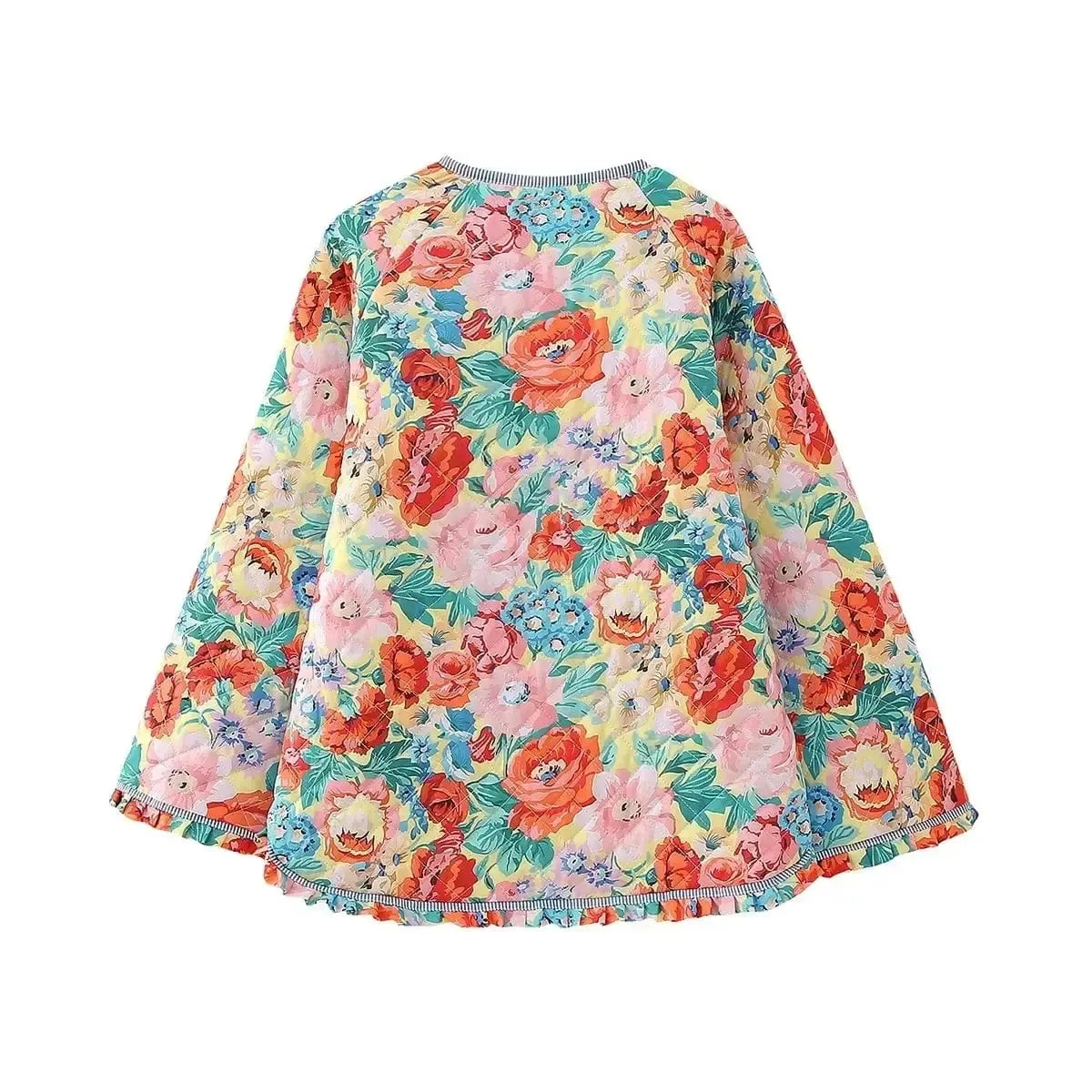 Veste Matelassée Fleurie Daysie - Élégance et Confort