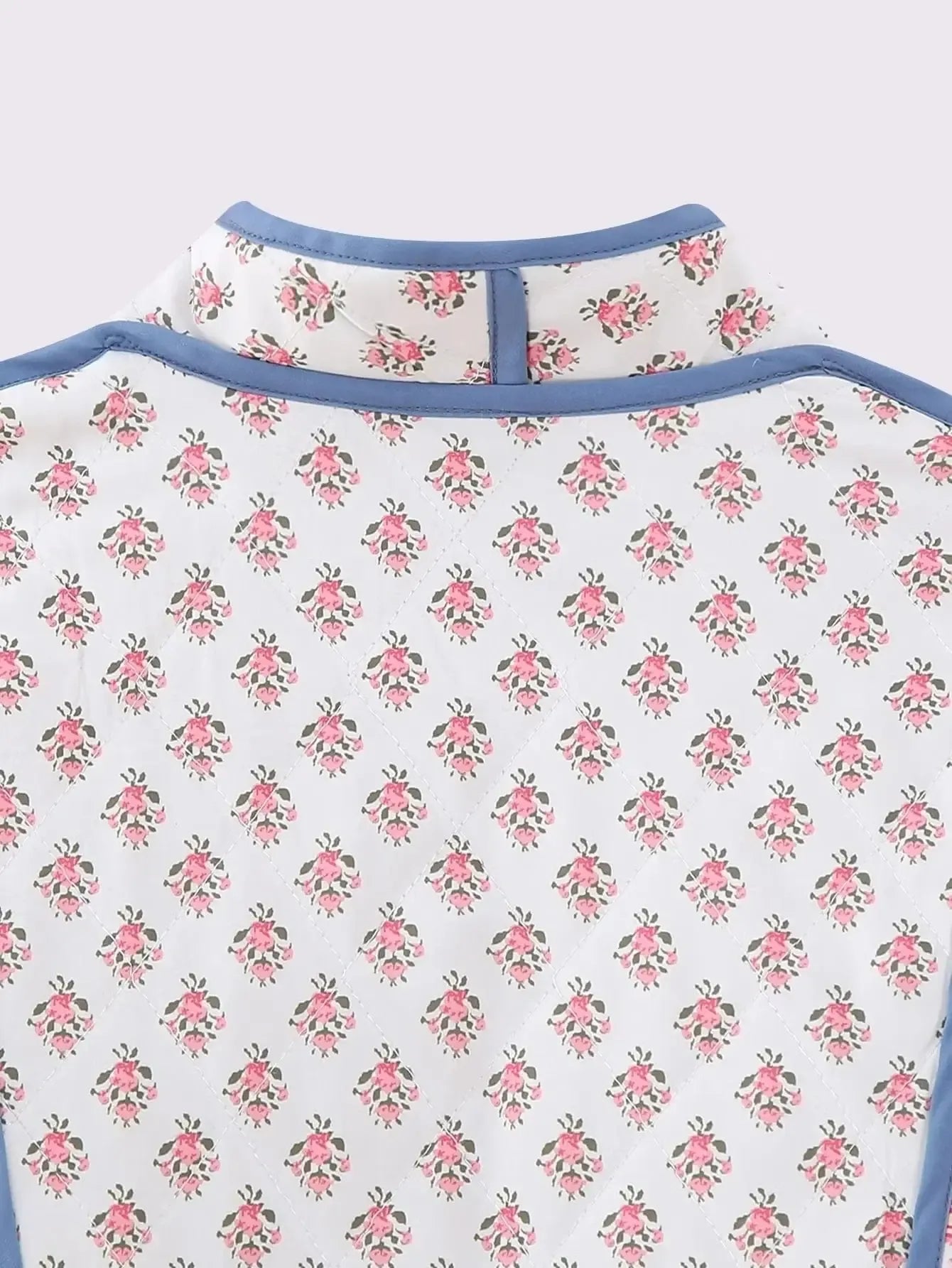 Veste réversible fleuri matelassée Chic & Confort