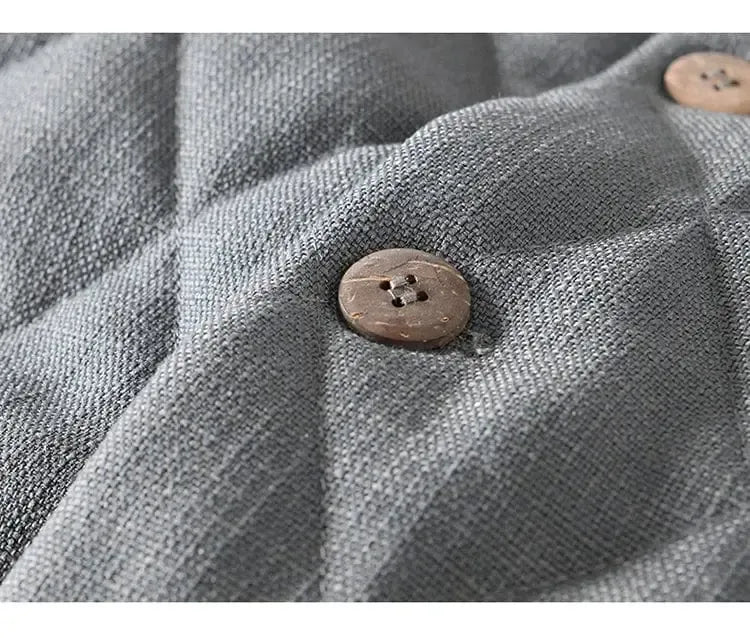 Veste Matelassée Loose Gris Élégance