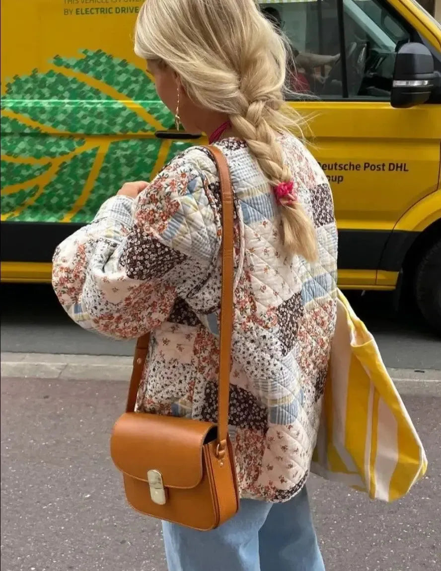 Veste Matelassée Patchwork Éléganza