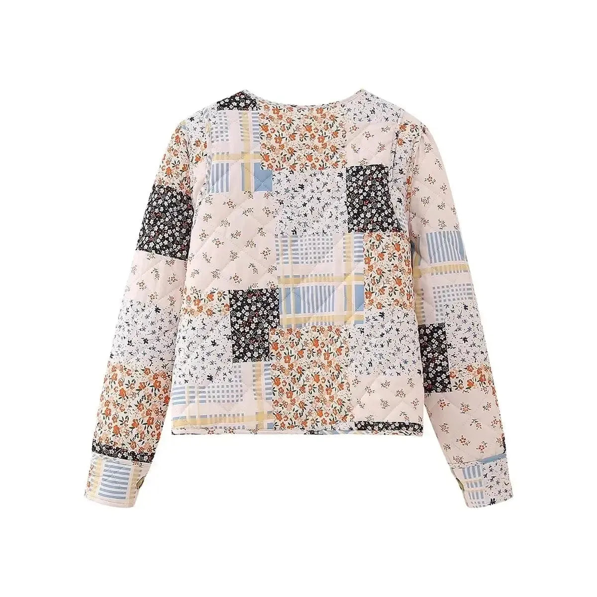 Veste Matelassée Patchwork Éléganza