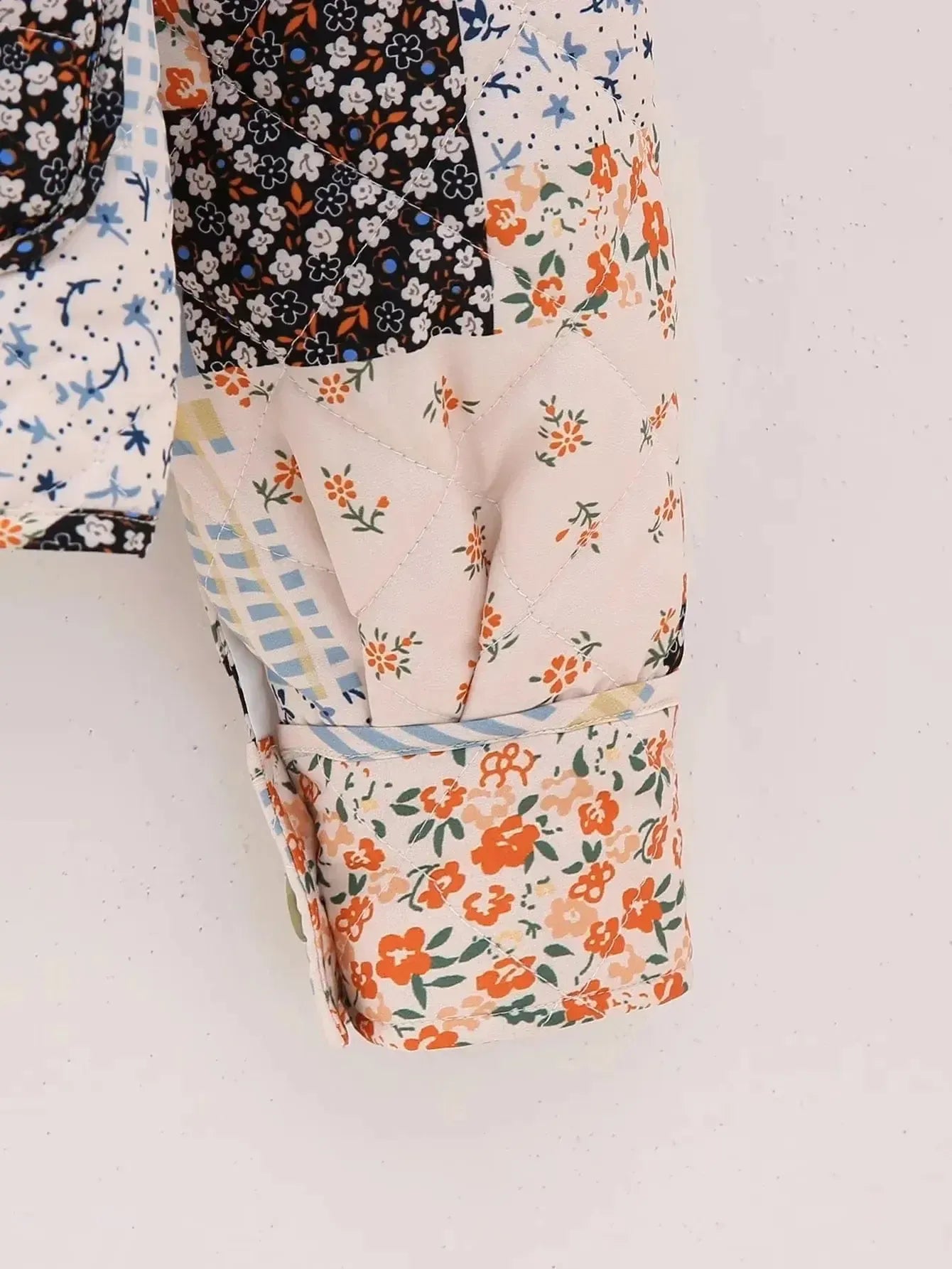 Veste Matelassée Patchwork Éléganza
