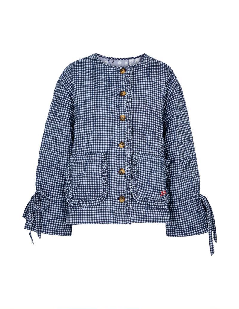 Veste Matelassée Réversible Vichy Élégance