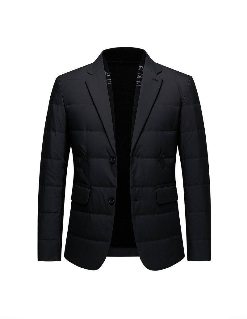 Veste de Costume Matelassée pour Hommes Élégants