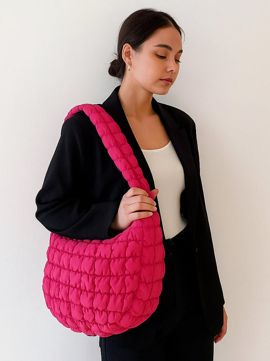 Sac matelassé Rouge Élégance