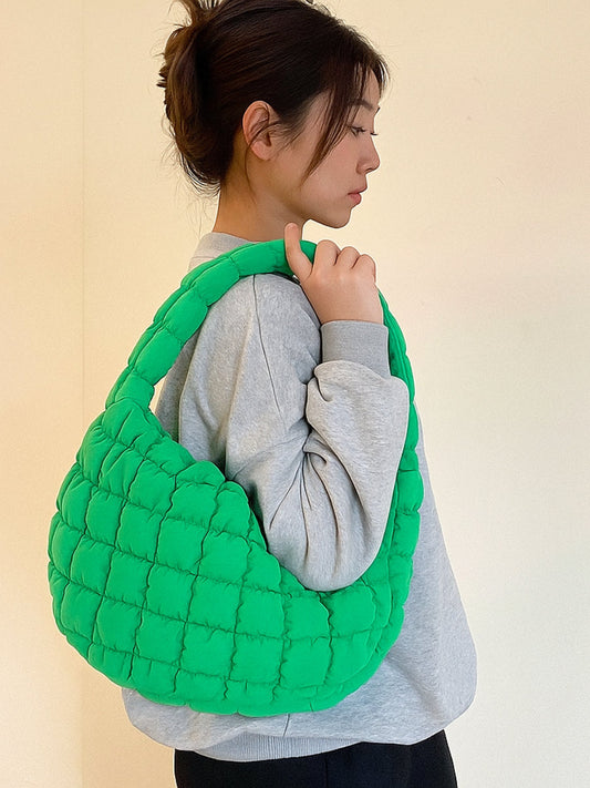 Sac Vert Matelassé Élégance
