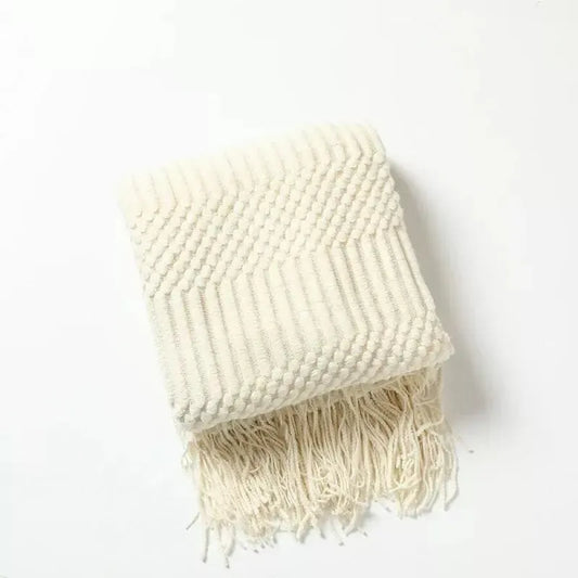 Boutis Matelassé Léger en Beige-Crème Élégance