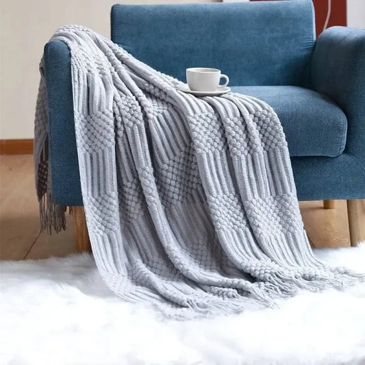 Boutis Matelassé Léger en Gris Élégant