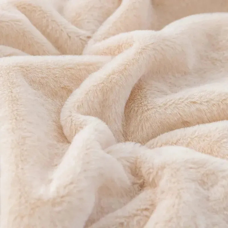 Couverture Matelassée Chic Beige-Crème