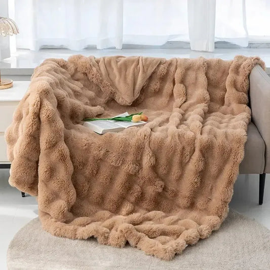 Dessus de lit matelassé Café Crème Chic
