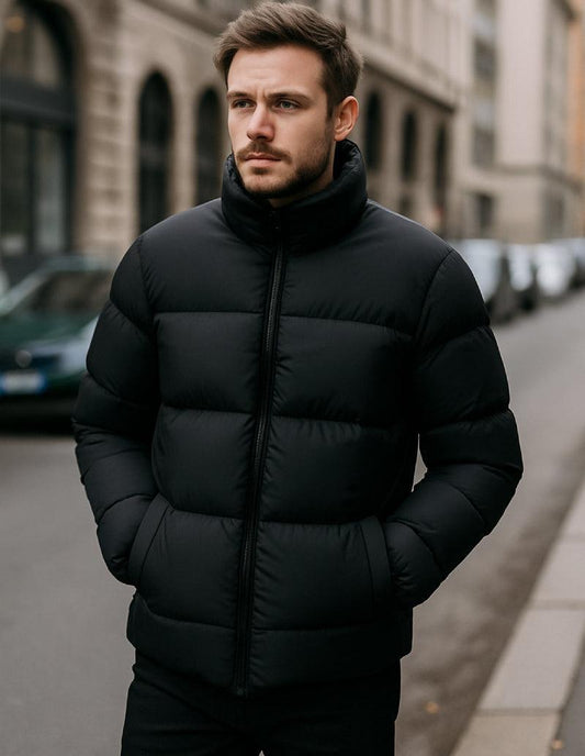 Doudoune Noire Élégante pour Homme