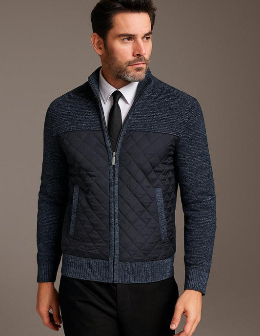 Gilet Marine Élégance Homme