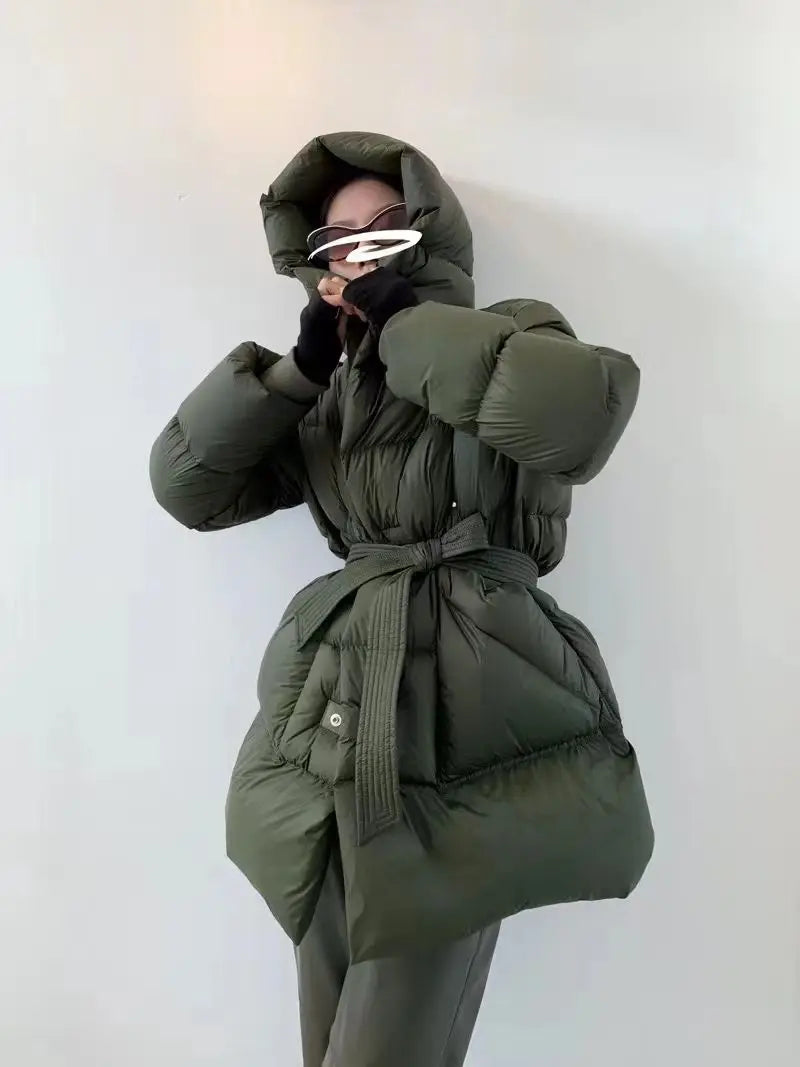 Doudoune Femme à Nouer Élégante