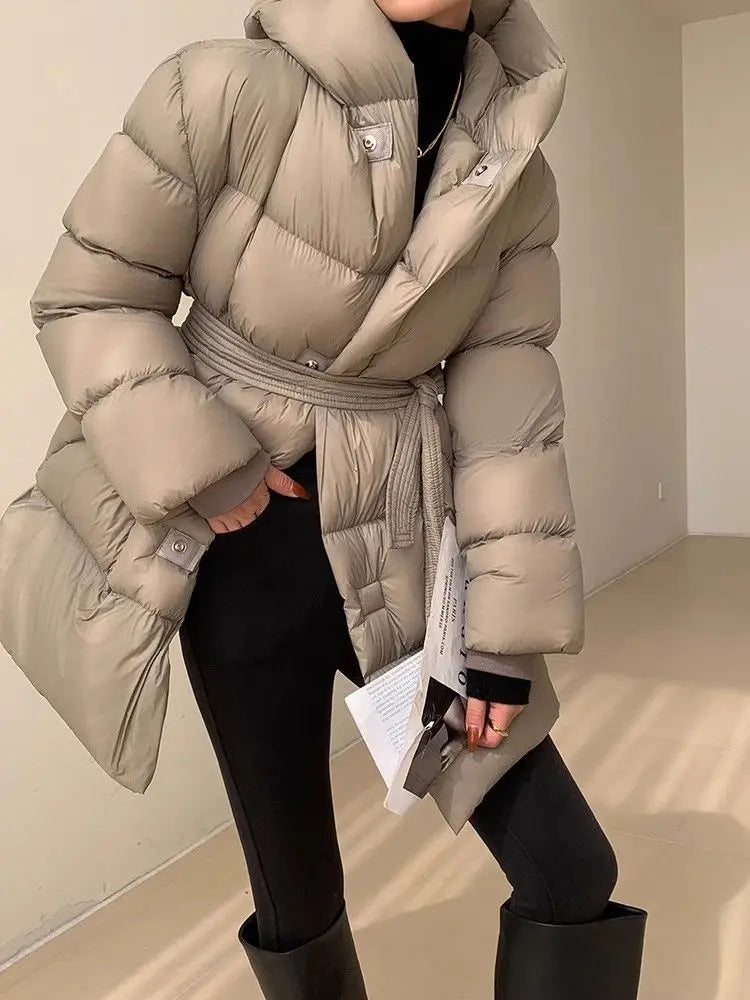 Doudoune Femme à Nouer Élégante