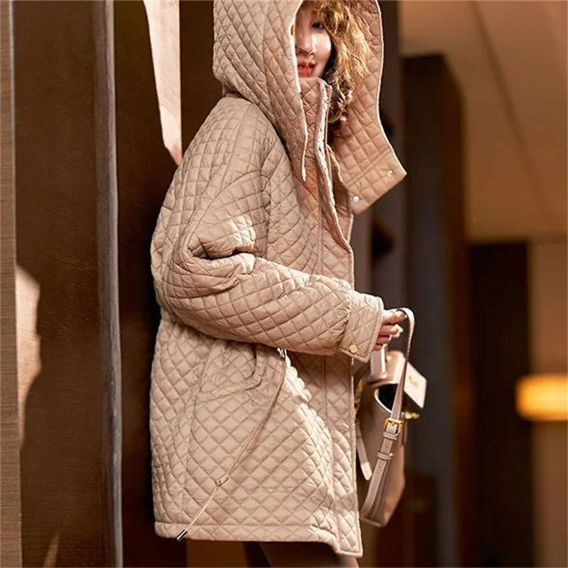 Veste Coupe-Vent Matelassée Femme Élégante