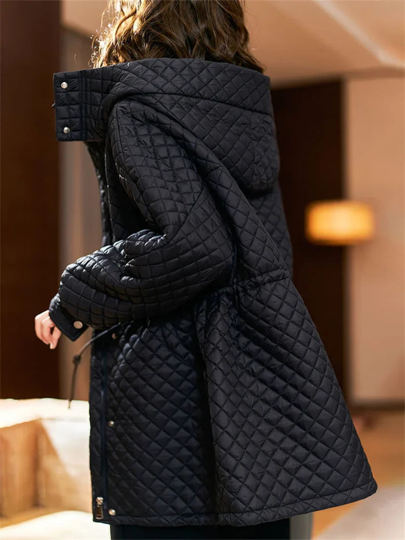 Veste Coupe-Vent Matelassée Femme Élégante