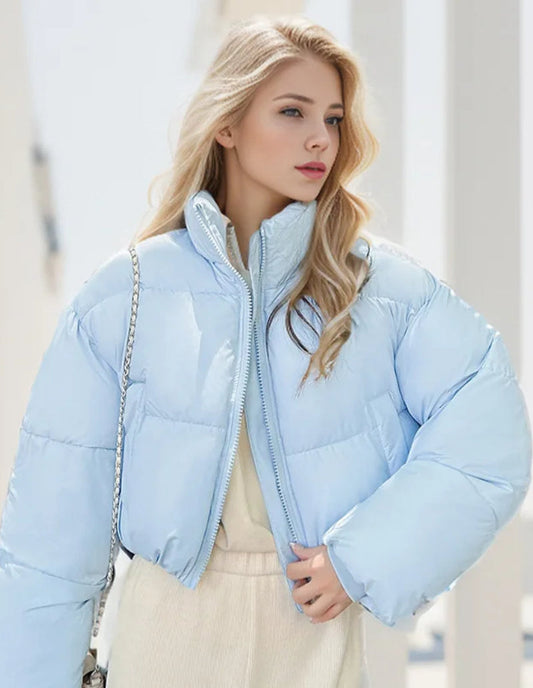 Doudoune Céleste Femme : Élégance et Style au Rendez-vous