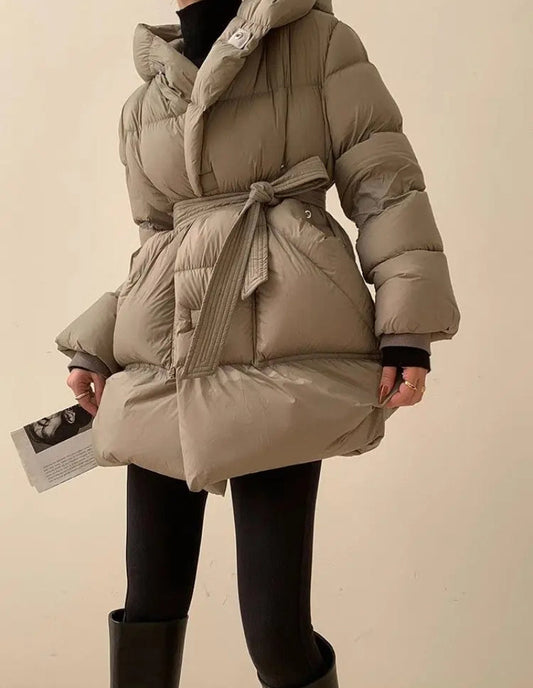 Doudoune Femme à Nouer Élégante