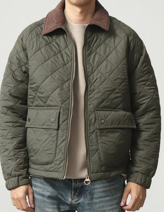Veste Matelassée Homme Élégance Anglaise