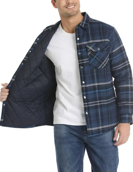 Chemise Matelassée Élégance Homme