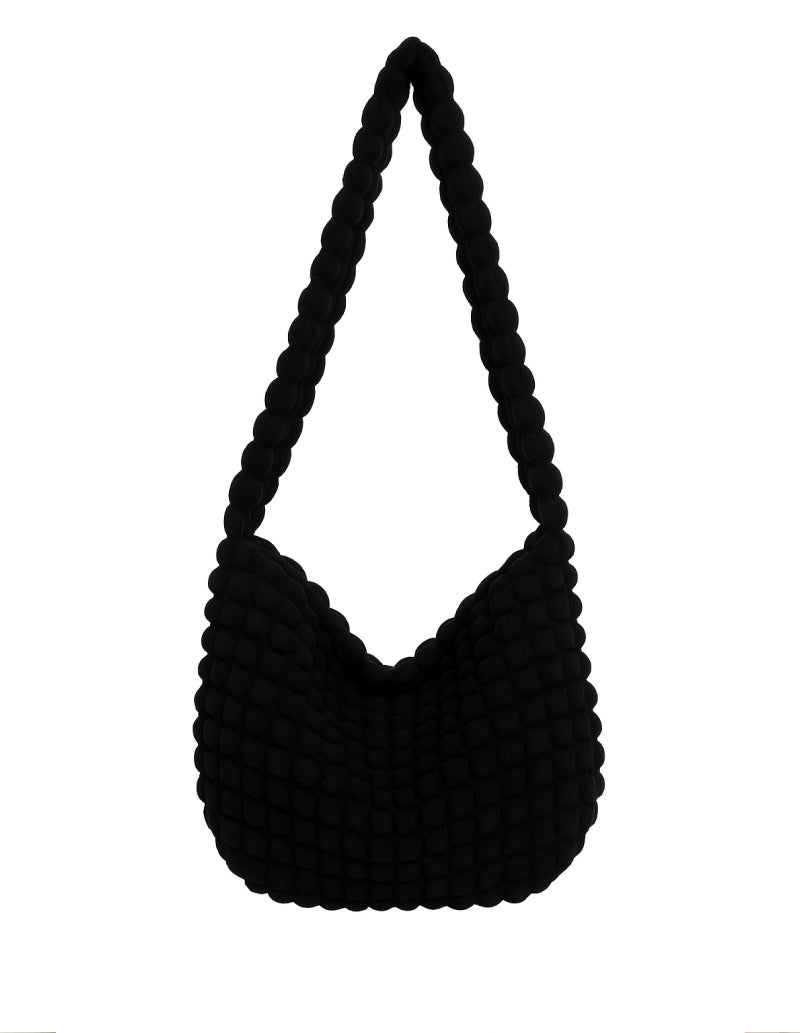 Sac Noir Matelassé Élégance