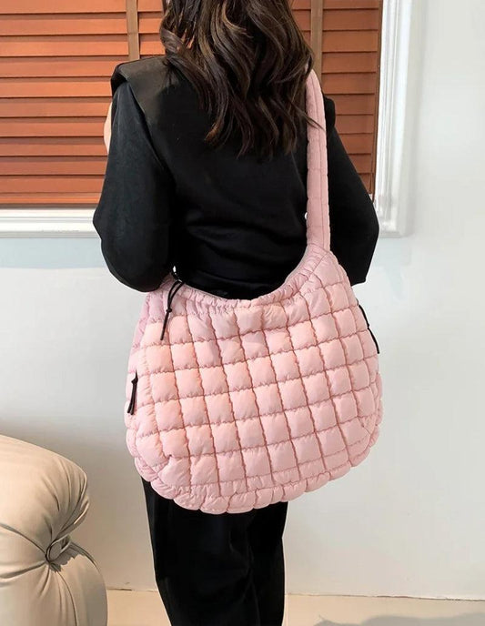 Sac Rose Éclat Matelassé