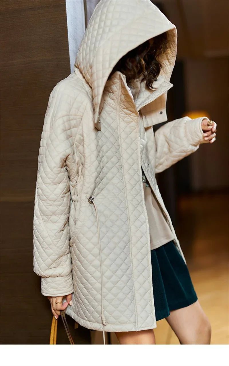 Veste Coupe-Vent Matelassée Femme Élégante
