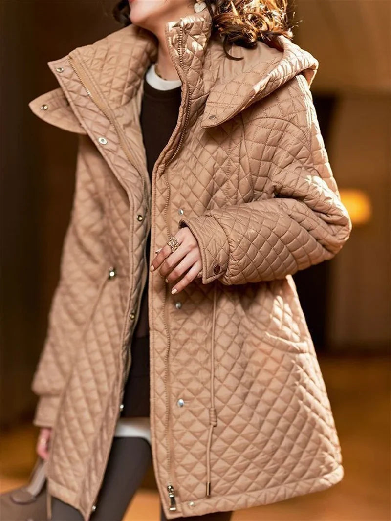 Veste Coupe-Vent Matelassée Femme Élégante