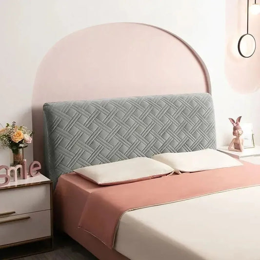 Tête de lit matelassée Luxe Design en Gris Élégant