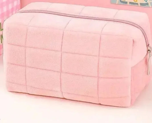 Trousse Matelassée Élégance Rose