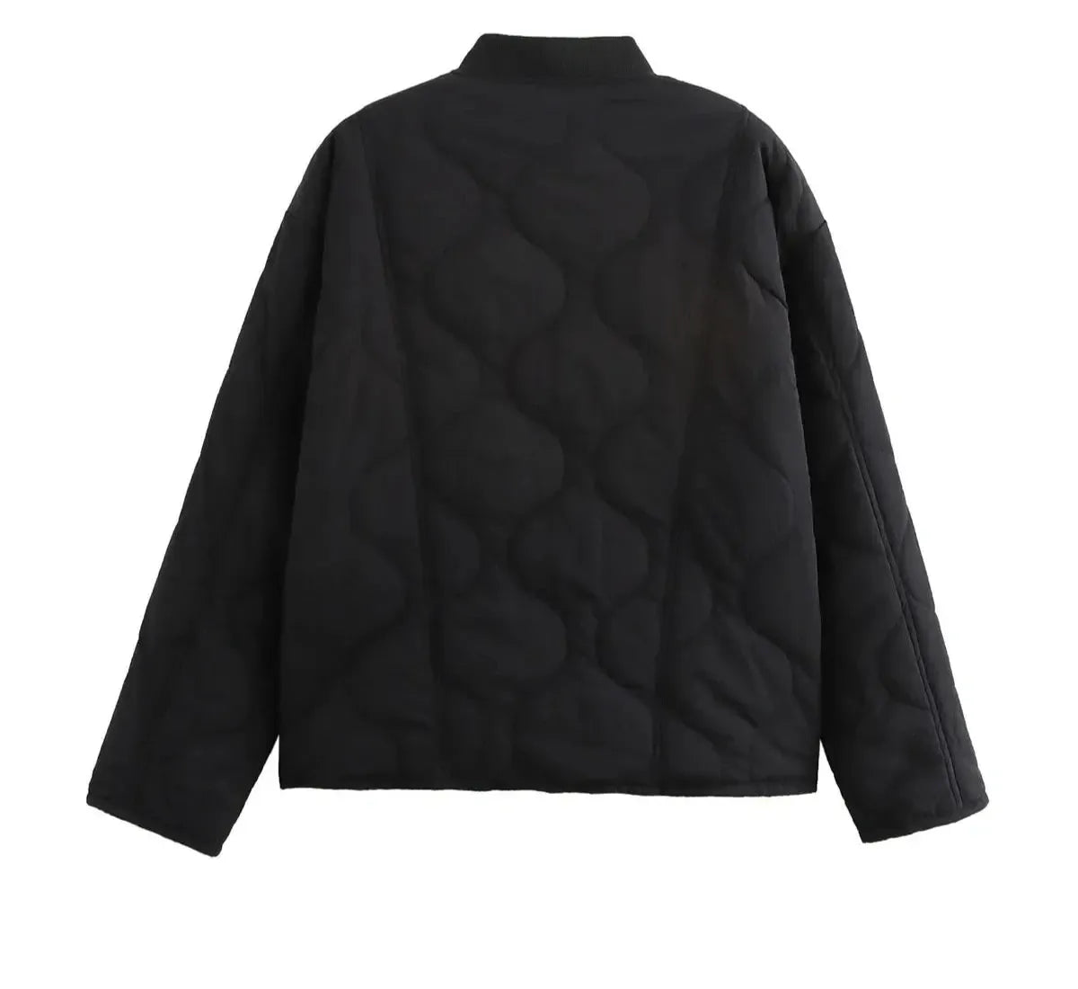 Veste Courte Matelassée Léopard Glam Chic