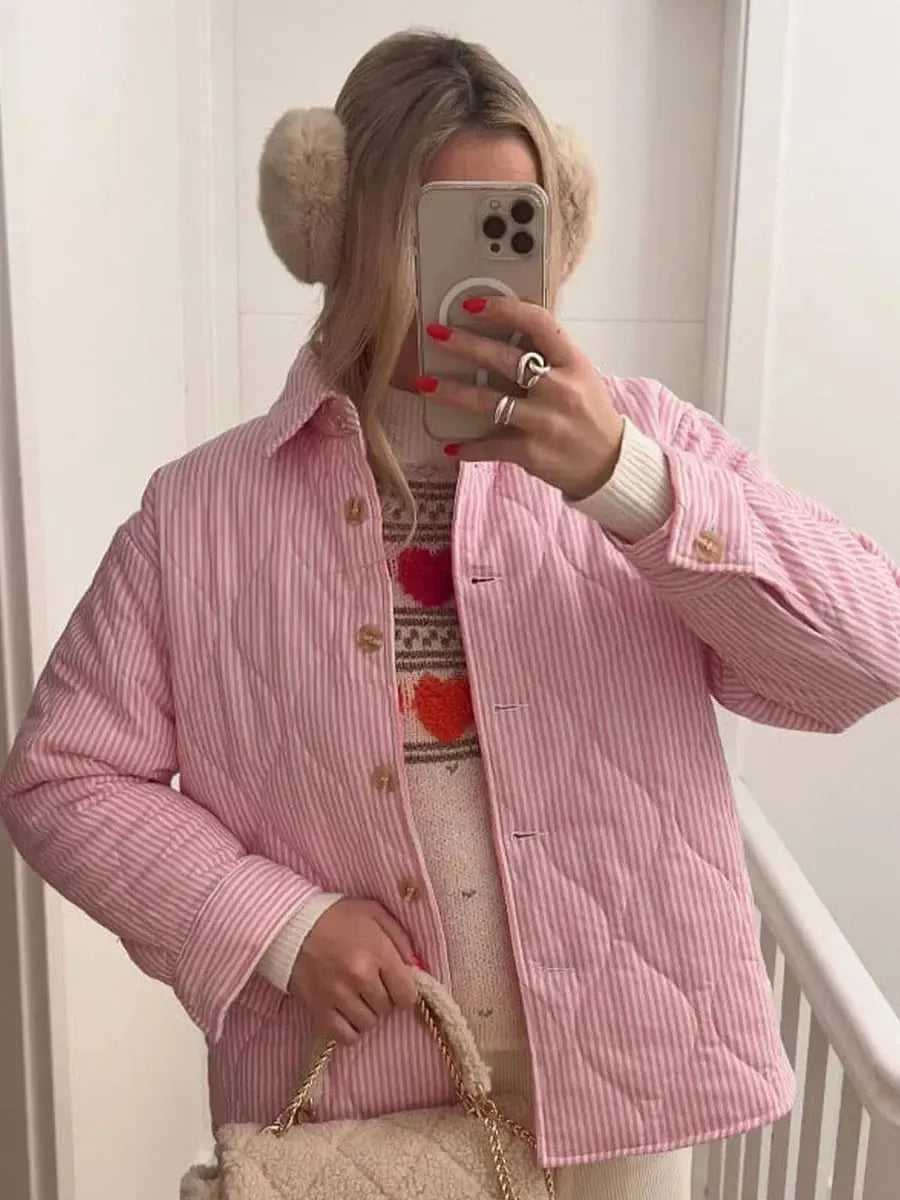 Veste Chic Matelassée Élégance