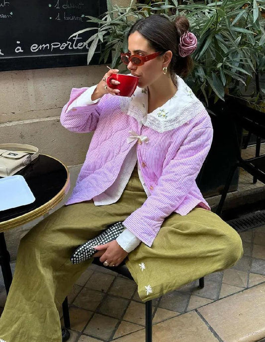 Veste Chic Matelassée Élégance