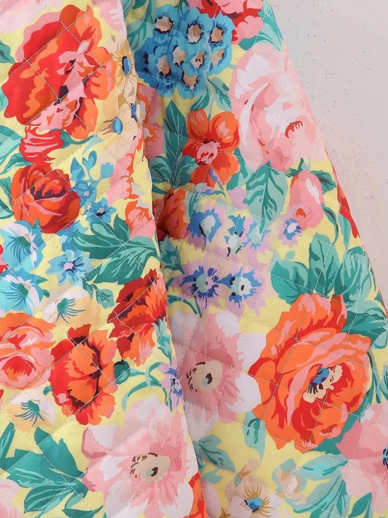 Veste Matelassée Fleurie Daysie - Élégance et Confort