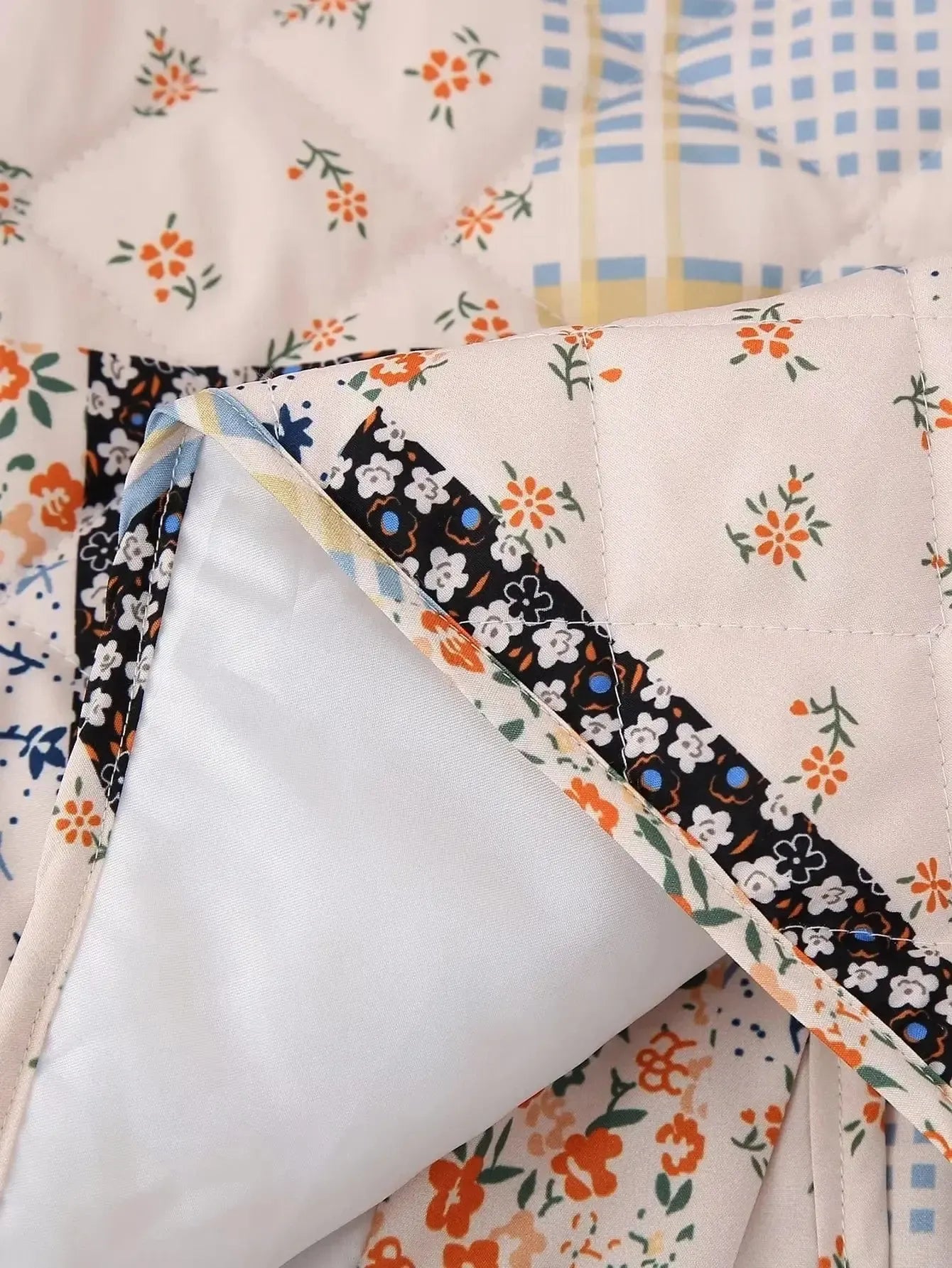 Veste Matelassée Patchwork Éléganza